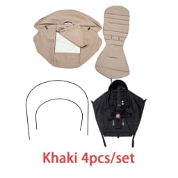 4pcs/set Stroller Accessories 175° Sunshade &Seat Cushion Sets Fit for Yoyo Yoyo2 Yoyo3 Yoya Waterproof UV-Protector