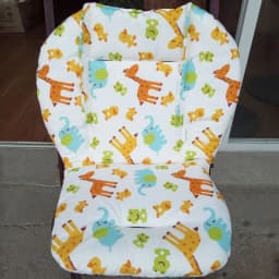 Baby Kids Highchair Cushion Pad Mat Booster Seats Cushion Pad Mat Feeding Chair Cushion Pad Stroller Cushion Mat Cotton Fabric