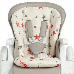 Baby Kids Highchair Cushion Pad Mat Booster Seats Cushion Pad Mat Feeding Chair Cushion Pad Stroller Cushion Mat Cotton Fabric