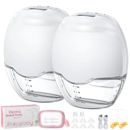 Hands Free Breast Pump Electric Wearable Breast Pump 3 Modes & 12 Levels Portable Wireless Breast Pump Low Noise Breastfeeding