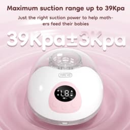 MAMIJOY Wearable Electric Breast Pump 4 Modes 36 Suction Levels Hands Free 35dB Low Noise Breast Pumps Breastfeeding EB50&EB50D
