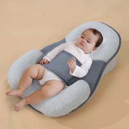 Safety Strap Baby Wedge Pillow Clean Odor Resistant Baby Lounger Pillow Hygienic Reducing Spit-Up Newborn Support Pillow