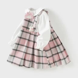 Dave Bella Children's Pure Cotton Dress Autumn Fashion Casual Girls Long Sleeved College Style Kids Plaid Dress Party DB3252638