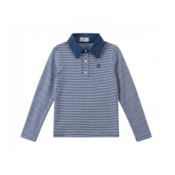 AP SS26 blue denim collection kids boys girls spring summer fashion jeans pleated skirt jumper shirt family clothing clothes