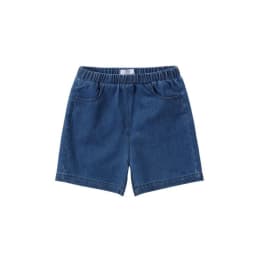 AP SS26 blue denim collection kids boys girls spring summer fashion jeans pleated skirt jumper shirt family clothing clothes