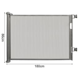 Stair Gate Door Gate Extendable 0-150 Cm, Baby Barrier Gate Safety Gate Stairs For Children, Cats And Dogs, For Indoor Outdoor