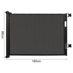 Stair Gate Door Gate Extendable 0-150 Cm, Baby Barrier Gate Safety Gate Stairs For Children, Cats And Dogs, For Indoor Outdoor