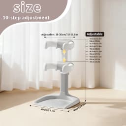 Baby Bath Stand, Baby Bath Assistant,Bath Support with Adjustable Height & Armrest, Removable, Bath Rack with Anti-Slip Base