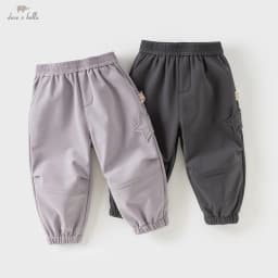 Dave Bella Children Plush Pants Autumn Winter Girls Boys Thick Soft Trousers Elastic Waist Pant Outerwear Kids Clothes DB4254627