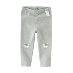 Dave Bella Girls Leggings Spring Autumn Kids Fashion Cotton Pants Cute Print Elastic Outdoor Trousers Children Clothes DB1260574