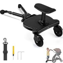 Universal Stroller Board standard with Detachable Seat Pedal & ° steel Kids rids Board Load 25kg made Most Strollers