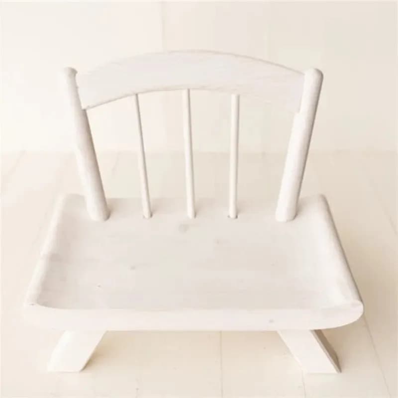 Newborn Photography Props Vintage Wooden Chair Bed Baby Furniture for Infant Photo Shooting Fotografia Posing Babies Accessories