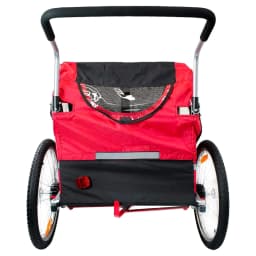 FLUID BT511 Children's Bicycle Trailer Breathable Safe Foldable Suitable for All Bicycles Convenient Storage Suitable for Children Aged 1-2 Children's Bicycle Trailer Shock Absorbing Tires
