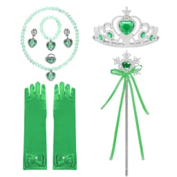 Muababy Tinker Bell Style Fairy Gown for Girls with Glitter Wings Flower Elf Costume Carnival Party Outfit Kids Toddler 2-8Y
