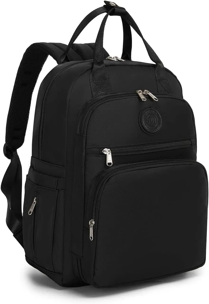 Miss Lulu Multifunction Diaper Backpack, Large Nappy Bag with Stroller Straps, Insulated Pockets & Wet-Dry Separation for Travel