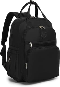 Miss Lulu Multifunction Diaper Backpack, Large Nappy Bag with Stroller Straps, Insulated Pockets & Wet-Dry Separation for Travel