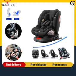 Baby Car Seat with ISOFIX Child Safety Car Seat Compatible Interface ECE R129 Certified Newborn Product Baby Travel System Supports 360° Rotation Adjustable Essential for Baby Travel New Model High Safety Protects Baby's Travel Infant Car Safety Seat