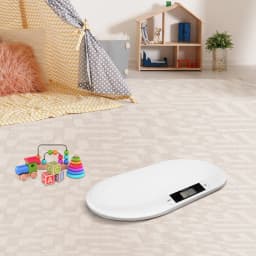 55x32x2.7cm Infant Scale ABS plastic baby scale 20kg Weight Capacity Baby Weighing Scale for Weighing Items Blow 20kg/44Pounds It is Suitable for Weighing Babies Rabbits, Cats Dogs Etc