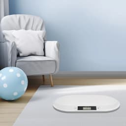 55x32x2.7cm Infant Scale ABS plastic baby scale 20kg Weight Capacity Baby Weighing Scale for Weighing Items Blow 20kg/44Pounds It is Suitable for Weighing Babies Rabbits, Cats Dogs Etc