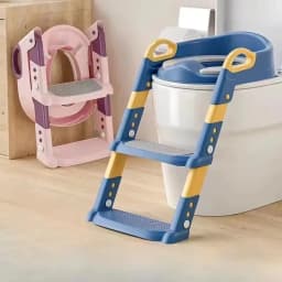 Multifunctional Foldable Step Stool Stepped Design Kids Toilet Potty Training Ladder Baby Helper