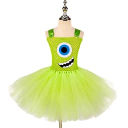 Cute Monster Theme Dress for Girls, Halloween & Children's Day Stage Exquisite Clothing, Kids' Birthday Party Performance Outfit
