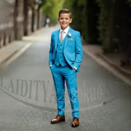 Chic Children's Suit Beige Single Breasted Blazer Vest Pants Kids Wedding Pageant Party Prom Outfit Formal Boys Suit 3 Piece