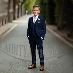 Chic Children's Suit Beige Single Breasted Blazer Vest Pants Kids Wedding Pageant Party Prom Outfit Formal Boys Suit 3 Piece