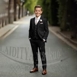 Chic Children's Suit Beige Single Breasted Blazer Vest Pants Kids Wedding Pageant Party Prom Outfit Formal Boys Suit 3 Piece