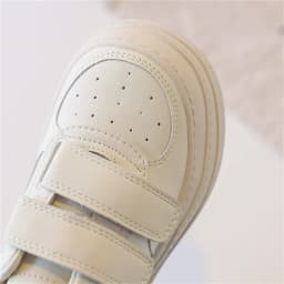 2026 New Spring Children Shoes Leather White Kids Tennis Breathable Fashion Outdoor Boys Girls Sneakers Size 26-37