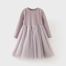 Dave Bella Children Mesh Dresses Girls Autumn Spring Outdoors Dress Elegant Long Sleeves Princess Party Clothes DK3262962