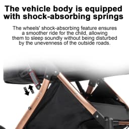 High Quality Baby Stroller 3 in 1 Luxury Lightweight Portable Travel Baby Stroller