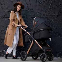 High Quality Baby Stroller 3 in 1 Luxury Lightweight Portable Travel Baby Stroller