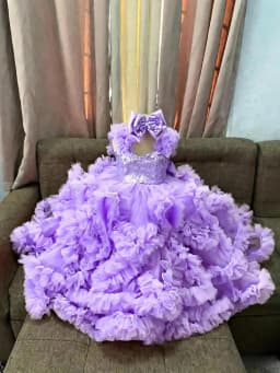 2026 Children Girls Full Skirt Princess Gown Birthday Party Evening Kids Formal Host Flower Girl Wedding Fashion Elegant Clothes
