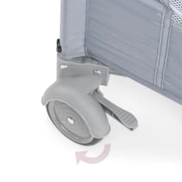 Moby-System Closely 3-in-1 Travel Cot with Changing Table Mattress and Travel Bag for Baby Crib 0-3 Years