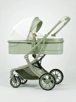 Lightweight High-view Baby Stroller, Can Sit or Lie Down, Lightweight and Foldable, Two-way Shock-absorbing Newborn Stroller