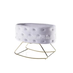 Swing bed Nordic ins style baby cradle rocking chair crib fence sleeping window portable multi-function removable jumpers swings