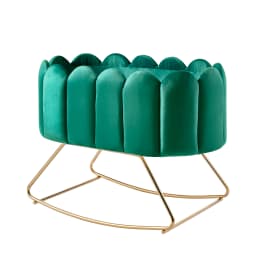 Swing bed Nordic ins style baby cradle rocking chair crib fence sleeping window portable multi-function removable jumpers swings