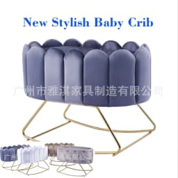 Swing bed Nordic ins style baby cradle rocking chair crib fence sleeping window portable multi-function removable jumpers swings