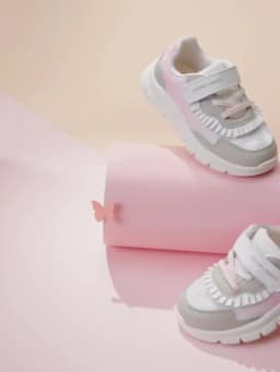 Dave Bella Children's Sports Shoes Pink Kids Sneakers Toddlers Boys Girls Casual Shoes Mesh Breathable Running Shoes DB1248643