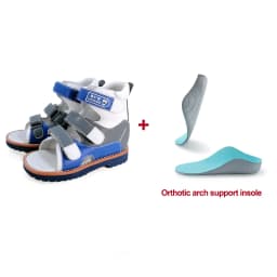 Ortoluckland Children Sandals Summer Boys Baby Orthopedic Shoes For Kids Toddler Teenager Fashion Flatfoot Footwear 2 Years Old