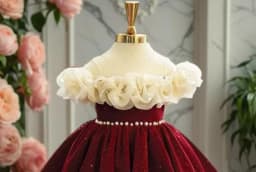 Chidren High End Birthday Baptism Princess Ball Gown Girls Cute Wedding Party Dress y1710