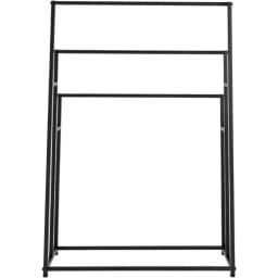 Towel Holder, Standing Towel Rail with 3 Towel Rails, Large Towel Rack,Freestanding, Metal,for Drying Towels for Bedroom or Pool