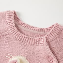 Dave Bella Pink Rabbit Sweater Girl's Autumn Winter Fashion Loose Brand Sweater Children Kid Pullover Top DB4223925