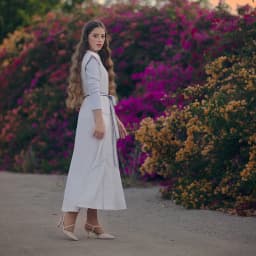 Women Wrap Dress Maxi White Color With Contrasted Special Decoration Stitching Girl Sleeveless Cotton Linen Fabric Waist Belt