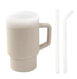 Portable Baby Feeding Drinkware Cup Newborn Learning Hand Shank Bottles Silicone Tableware Toddler Water Bottle Baby Accessories