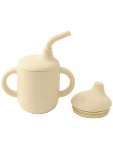 Portable Baby Feeding Drinkware Cup Newborn Learning Hand Shank Bottles Silicone Tableware Toddler Water Bottle Baby Accessories