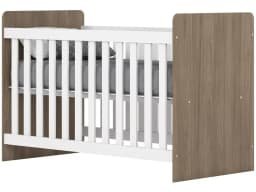 Rustic and White Standard Crib Henn Labirinto