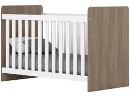 Rustic and White Standard Crib Henn Labirinto