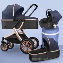Luxury baby stroller 3 in 1,High landscape strollers,baby car,trolley pram,baby Carriage four wheels,newborn travel Pushchair