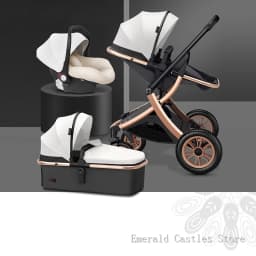 Luxury baby stroller 3 in 1,High landscape strollers,baby car,trolley pram,baby Carriage four wheels,newborn travel Pushchair